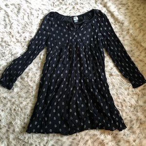 Old Navy Boho chic empire waist tassel tie dress S